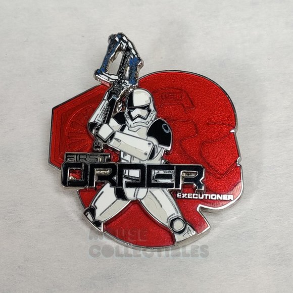 Disney Parks Star Wars Pin The Last Jedi First Order Stormtrooper Executioner - Picture 3 of 4